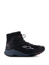 Alpinestars Speedforce XR Shoes, urban motorcycle riding shoes in black and gray with red accents and protective features.