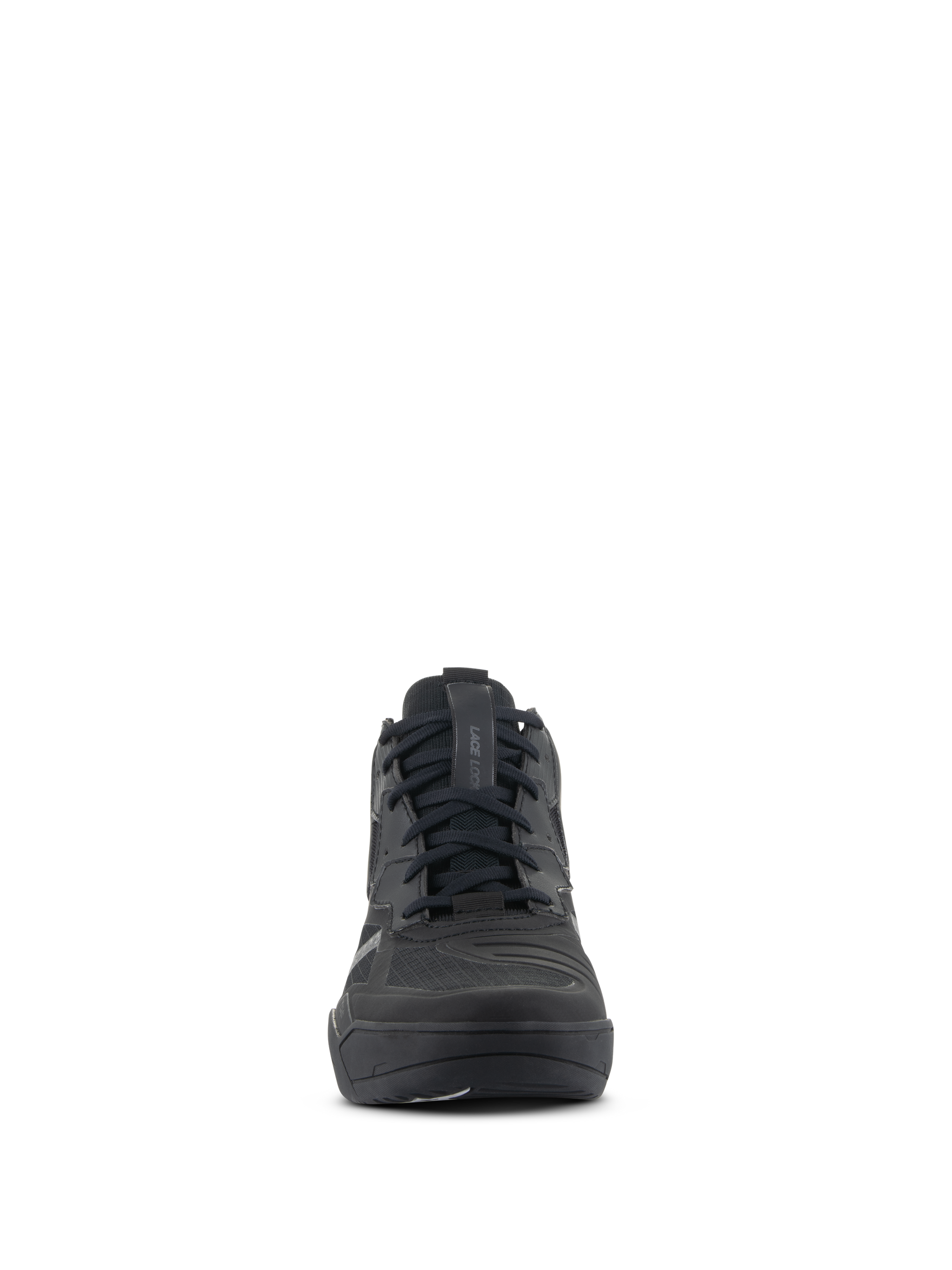 Alpinestars Speedflight Shoes, Performance Riding Shoes, Black Black, front view, performance ripstop upper with seamless reinforcement, street-styled sneaker design with lace lock system for urban motorcycling