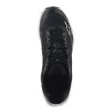 Alpinestars Meta Road V2 Shoes, Sportswear Shoes, Black and White, top-down view showing breathable synthetic mesh upper, black laces, and white Astars logo, designed for all-day comfort and race-team workwear.
