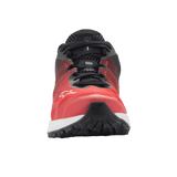 Alpinestars Meta Road V2 Shoes, Sportswear Shoes, Red Black and White, front-facing view featuring breathable mesh upper and white Alpinestars logo, lightweight race-team workwear design