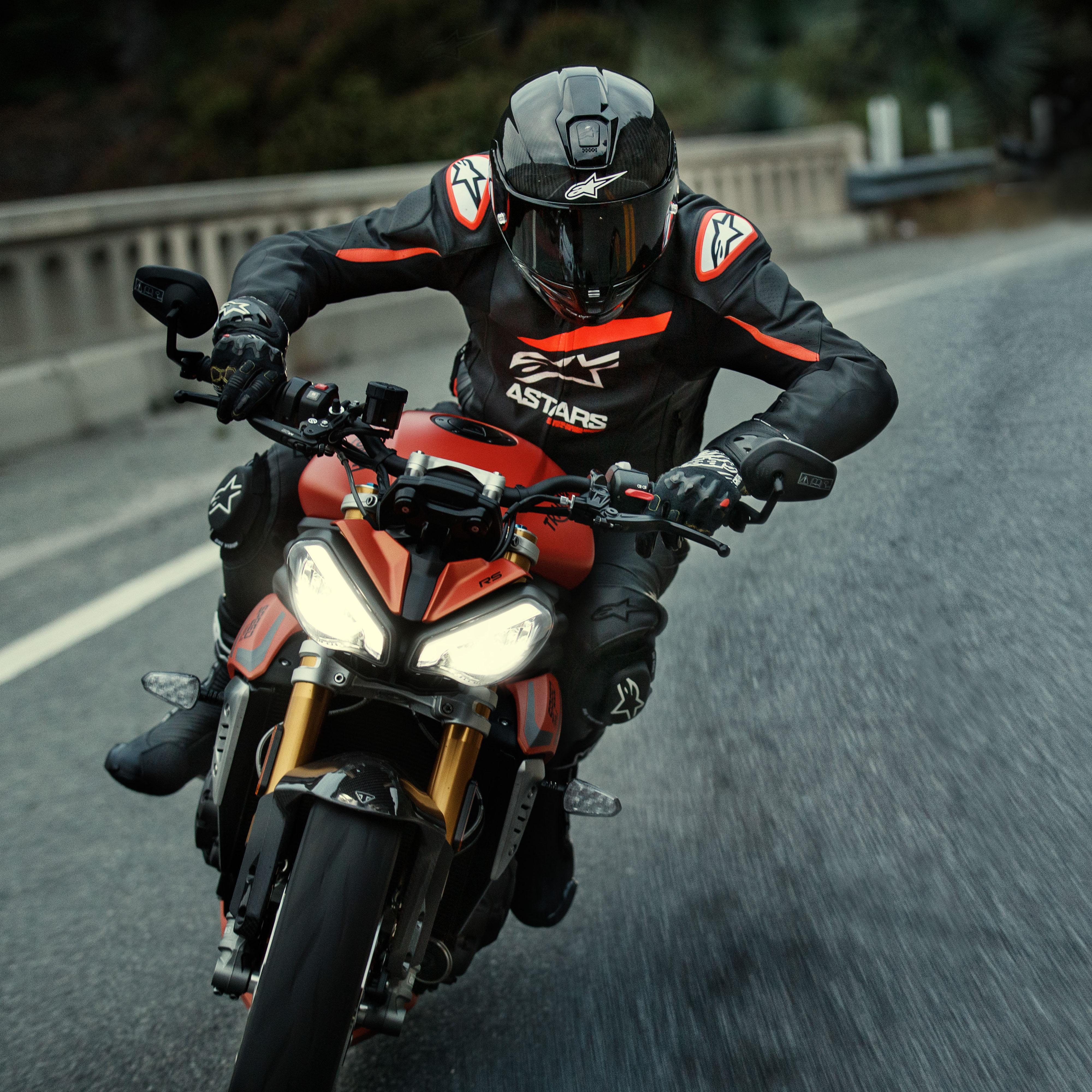 GP Plus R V4 Rideknit Leather Jacket - Motorcycle Jacket