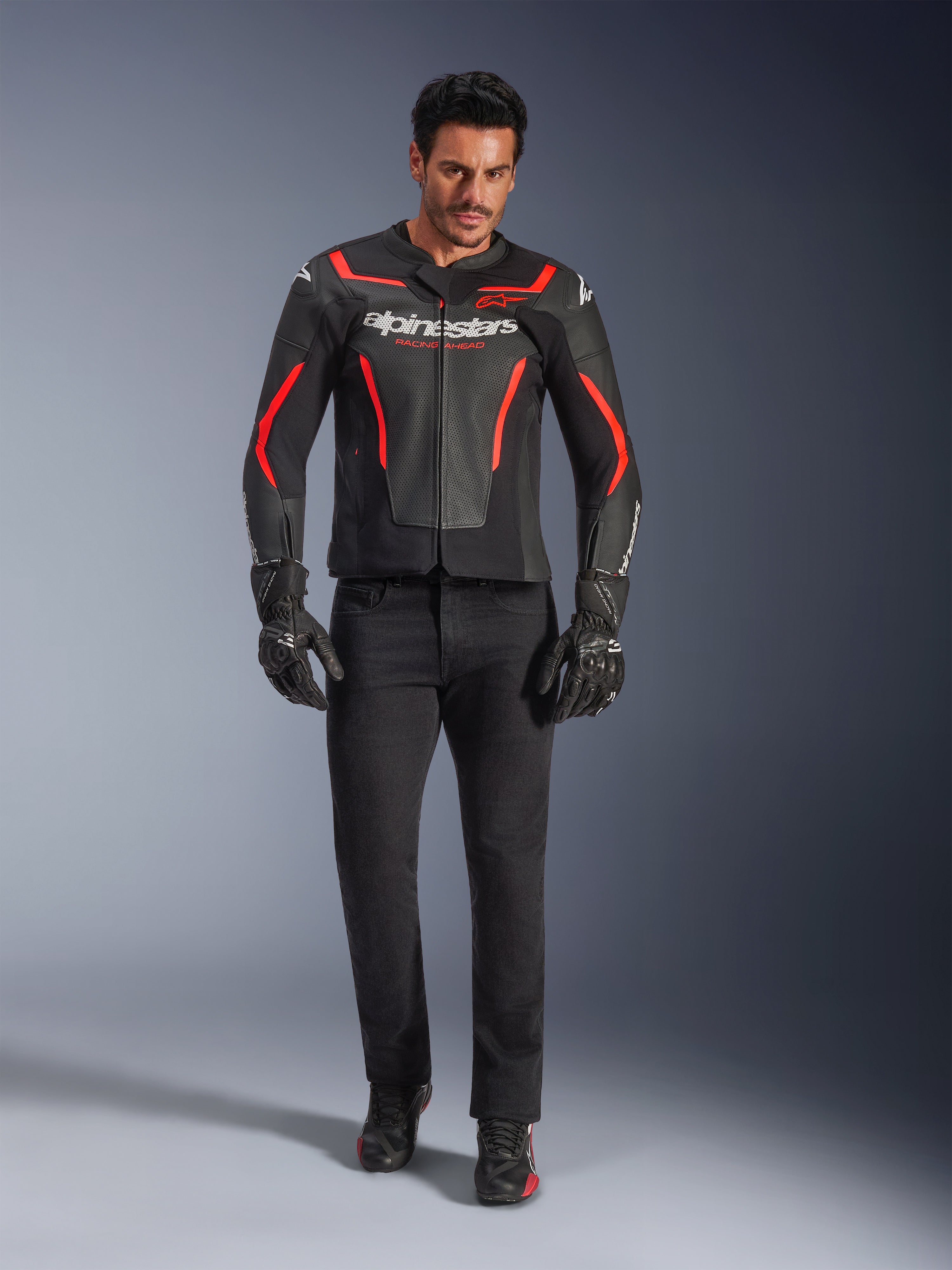 GP Force V2 Air Leather - Motorcycle Jacket | Alpinestars®