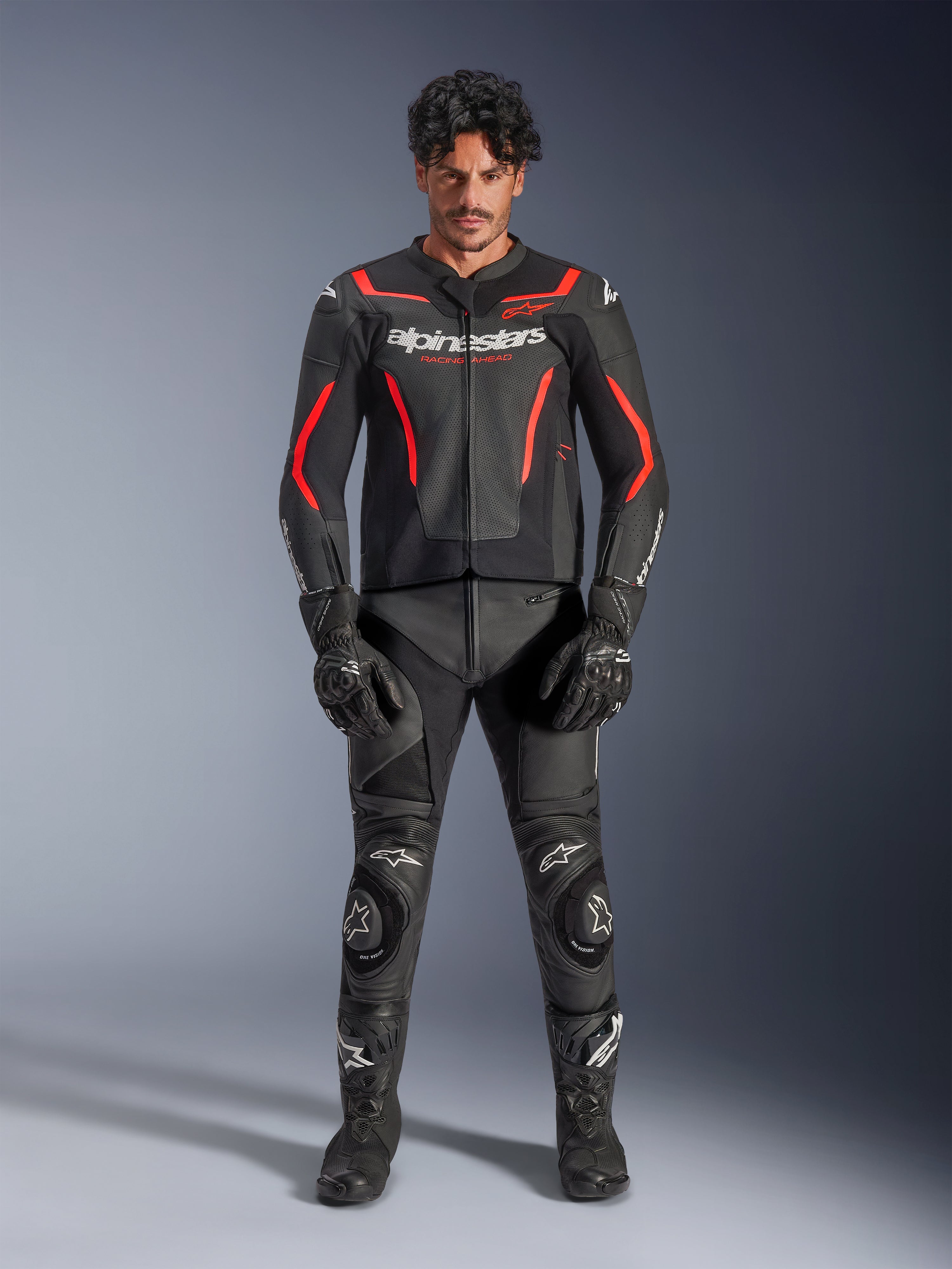 GP Force V2 Air Leather - Motorcycle Jacket | Alpinestars®