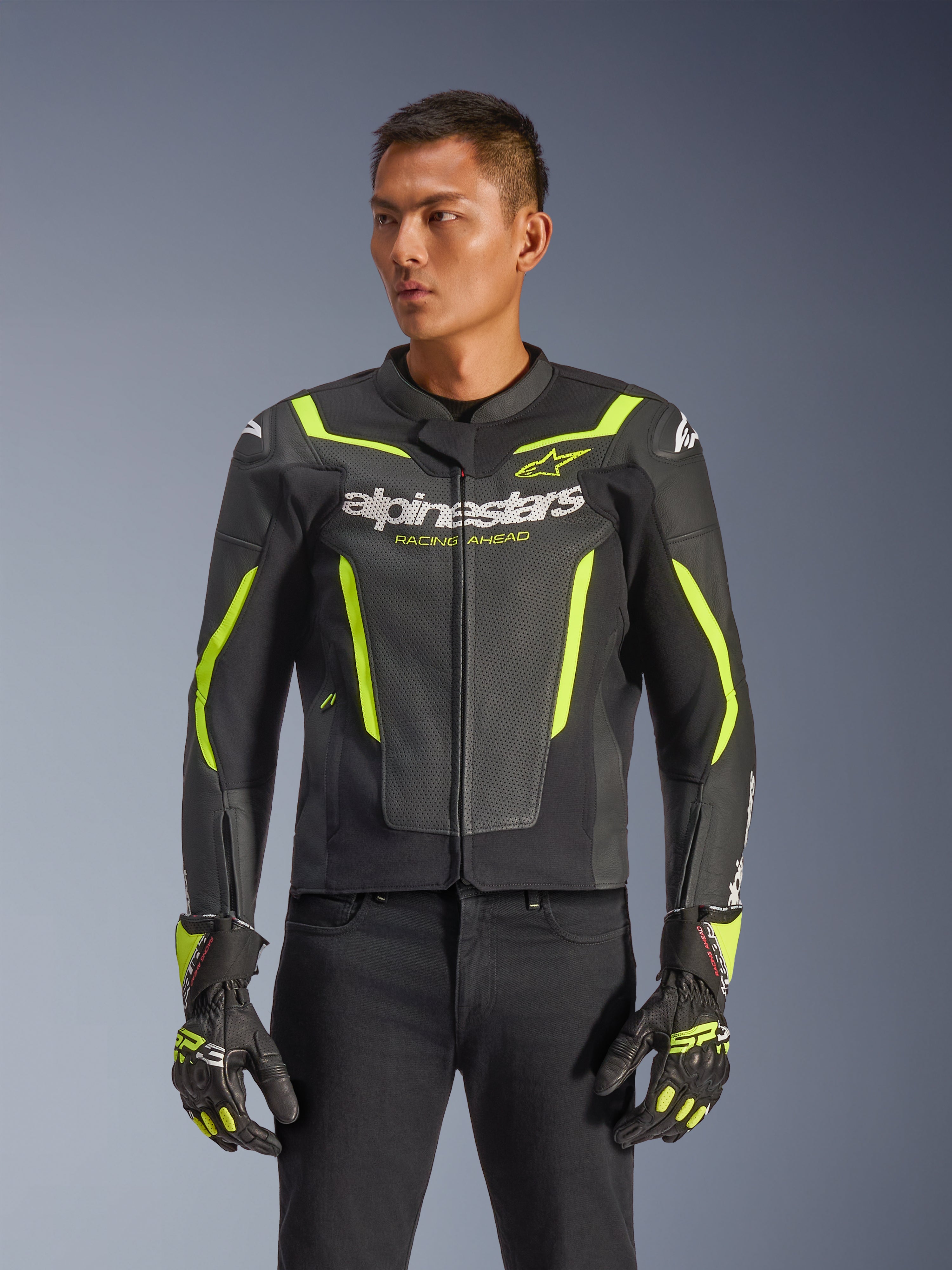 GP Force V2 Air Leather - Motorcycle Jacket | Alpinestars®