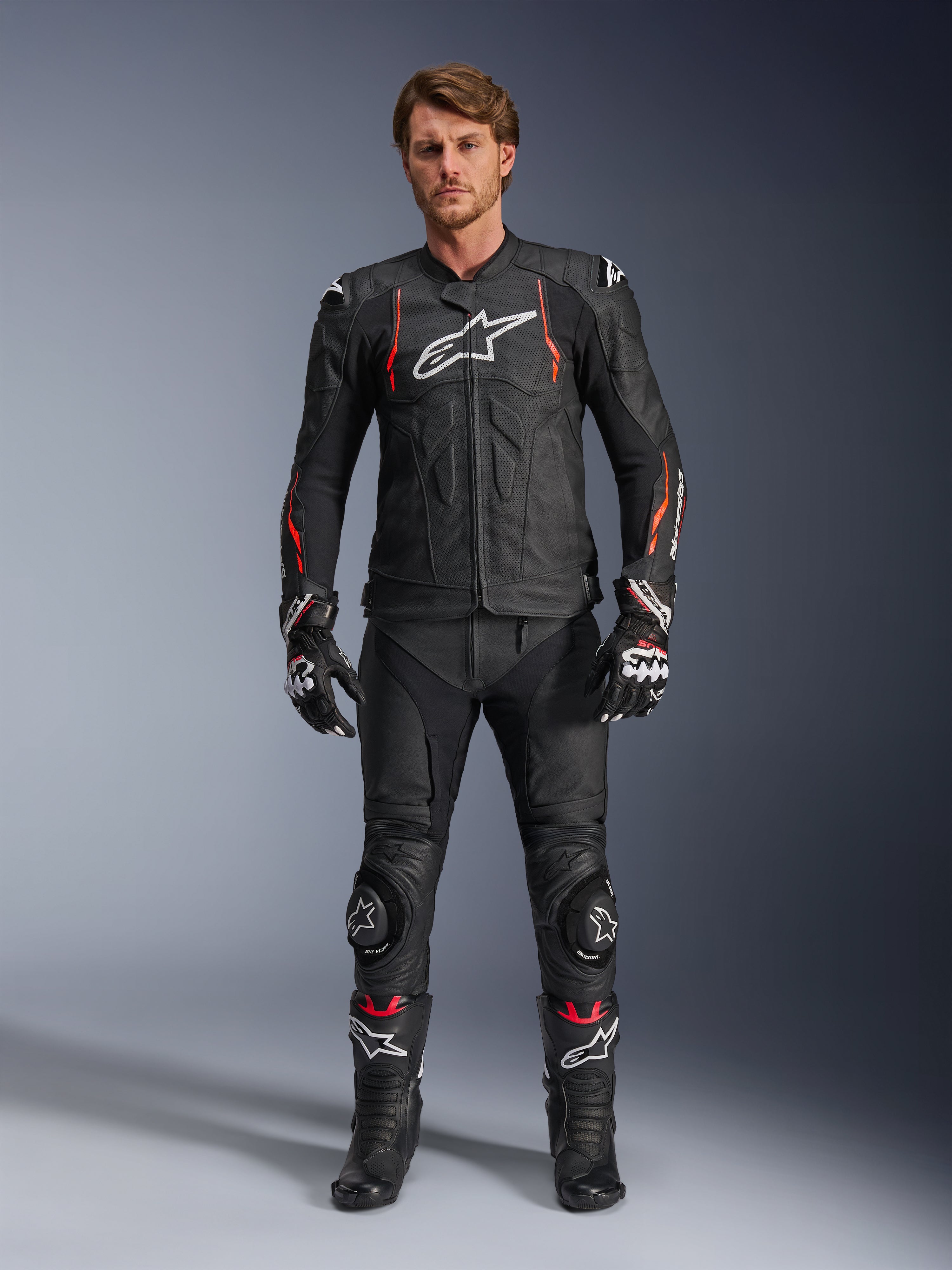 Dusk Airflow Leather Jacket - Black RACING/SPORT Jackets