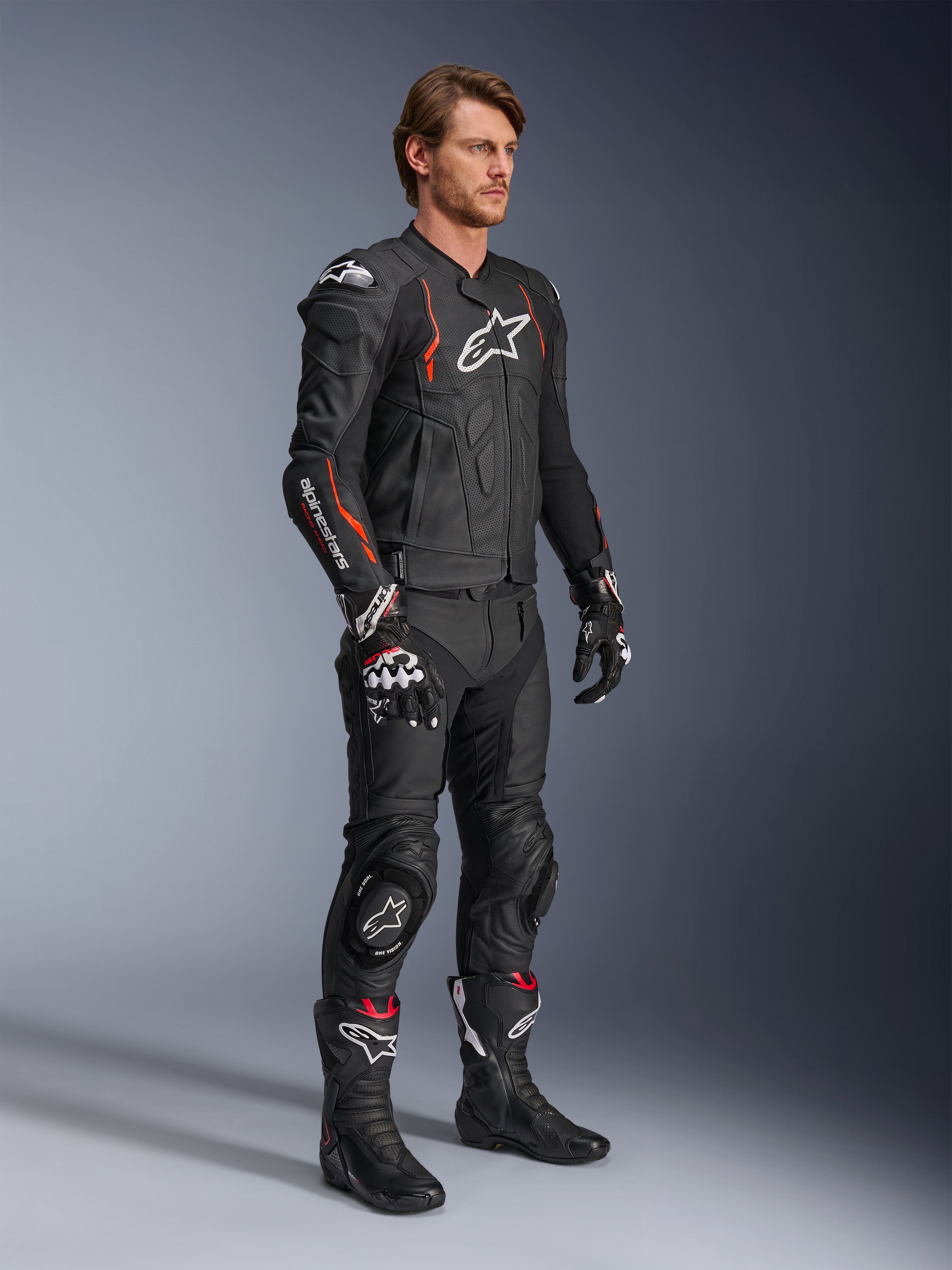 Dusk Airflow Leather Jacket - Black RACING/SPORT Jackets