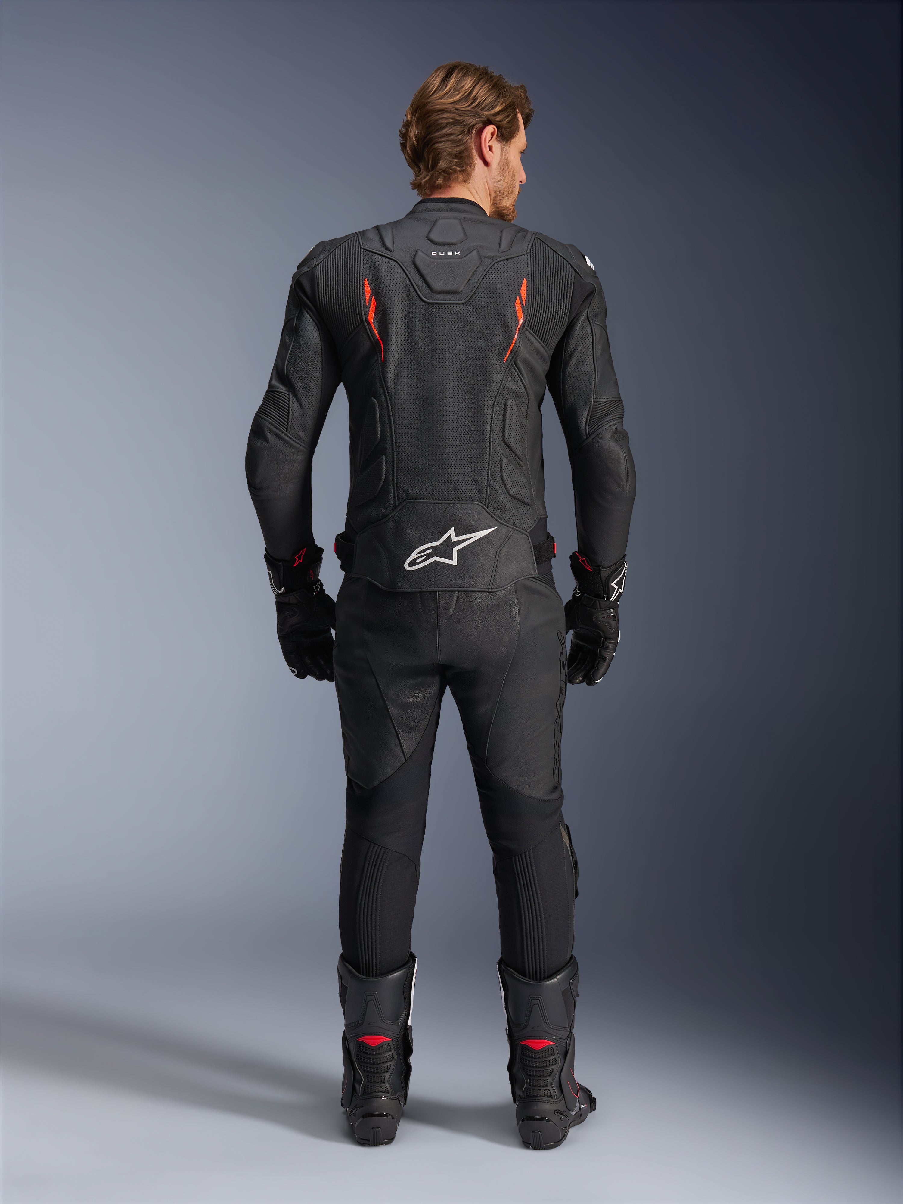 Dusk Airflow Leather Jacket - BLACK RACING/SPORT Jackets