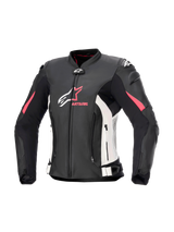 Women Stella GP Plus V4 Leather Jacket