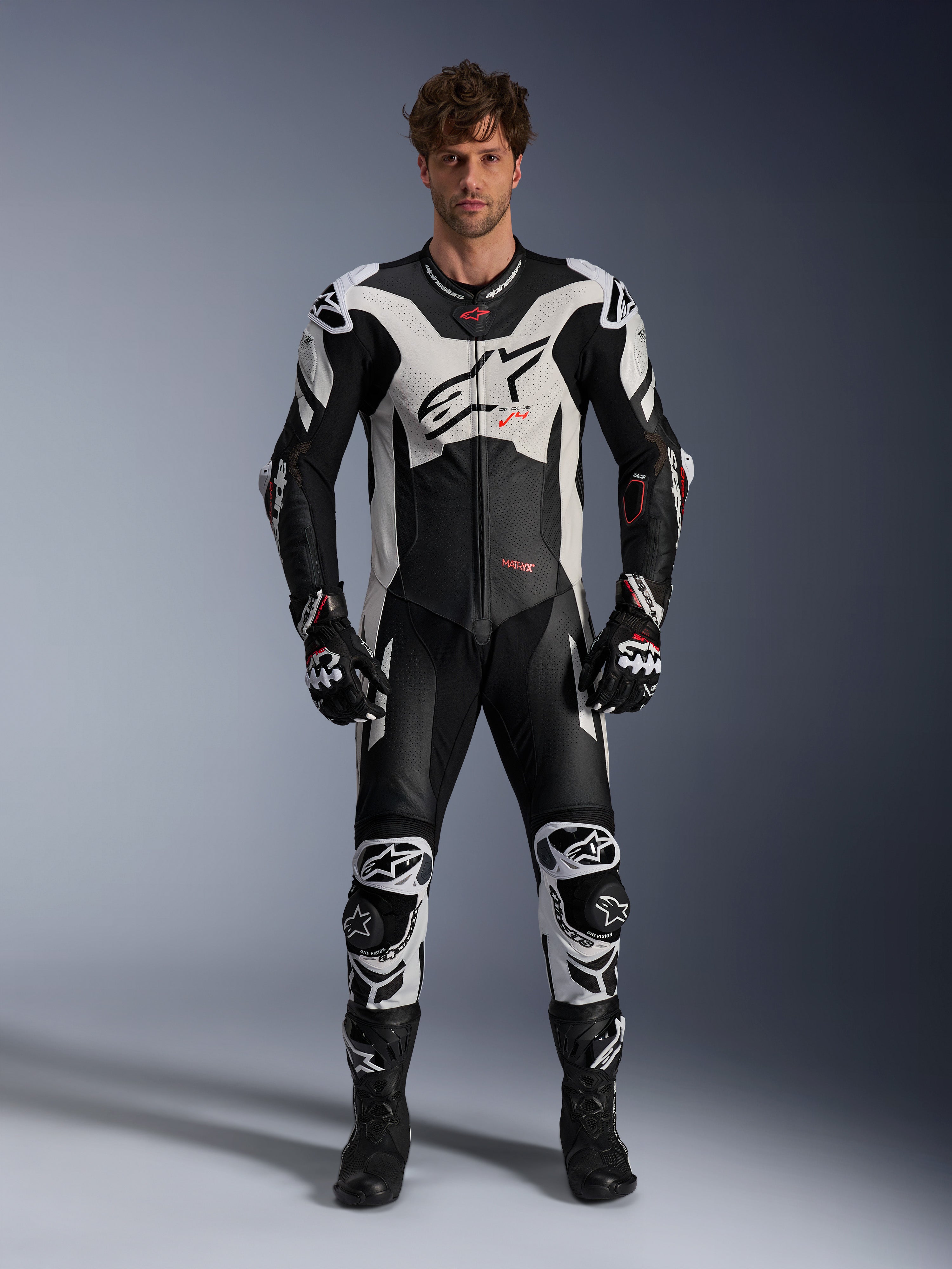 Gp Plus V4 Sprint 1Pc Leather - Motorcycle Suits | Alpinestars®
