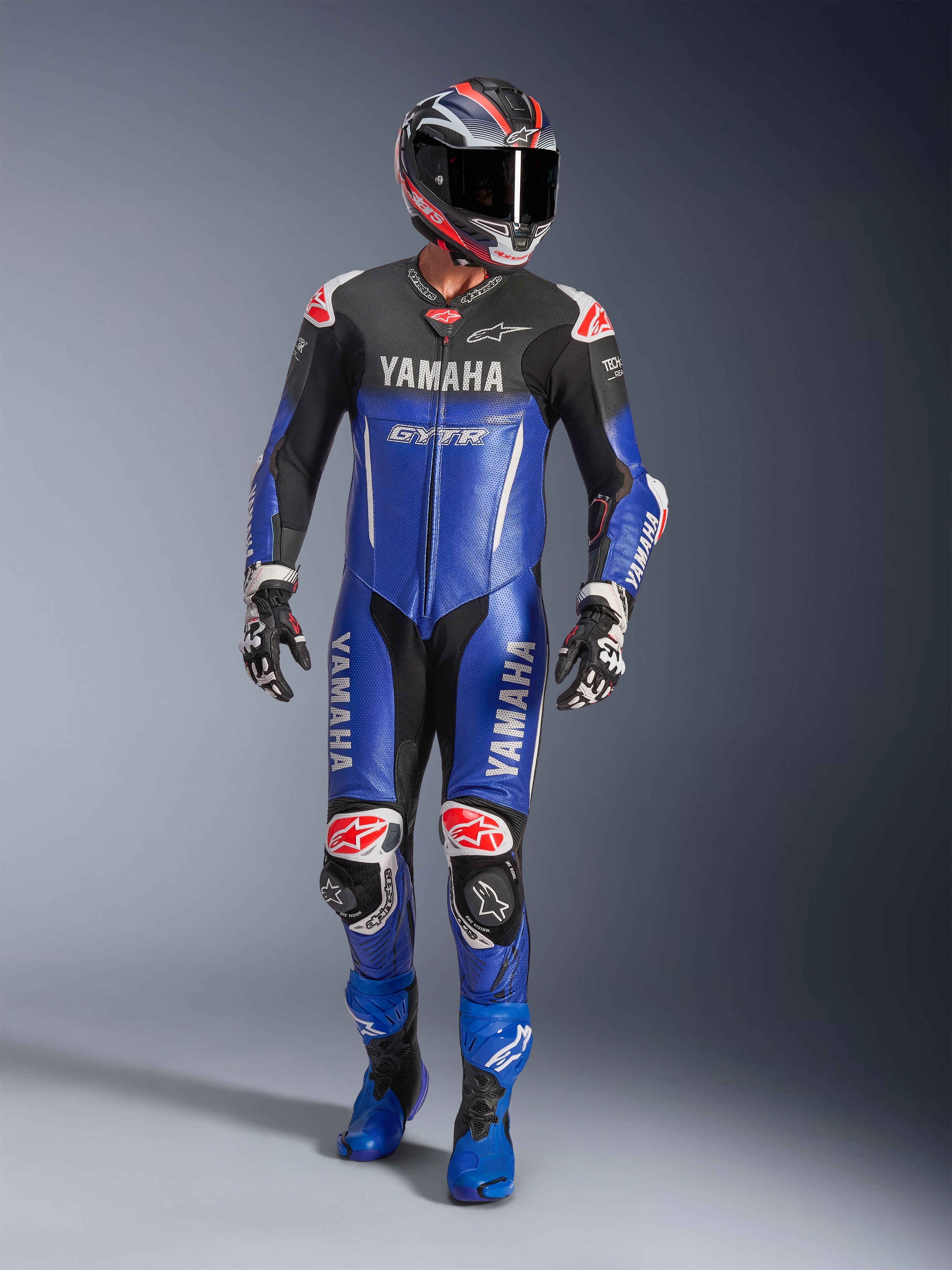 Yamaha GP-R7 1PC Leather Suit - Motorcycle Suit | Alpinestars®