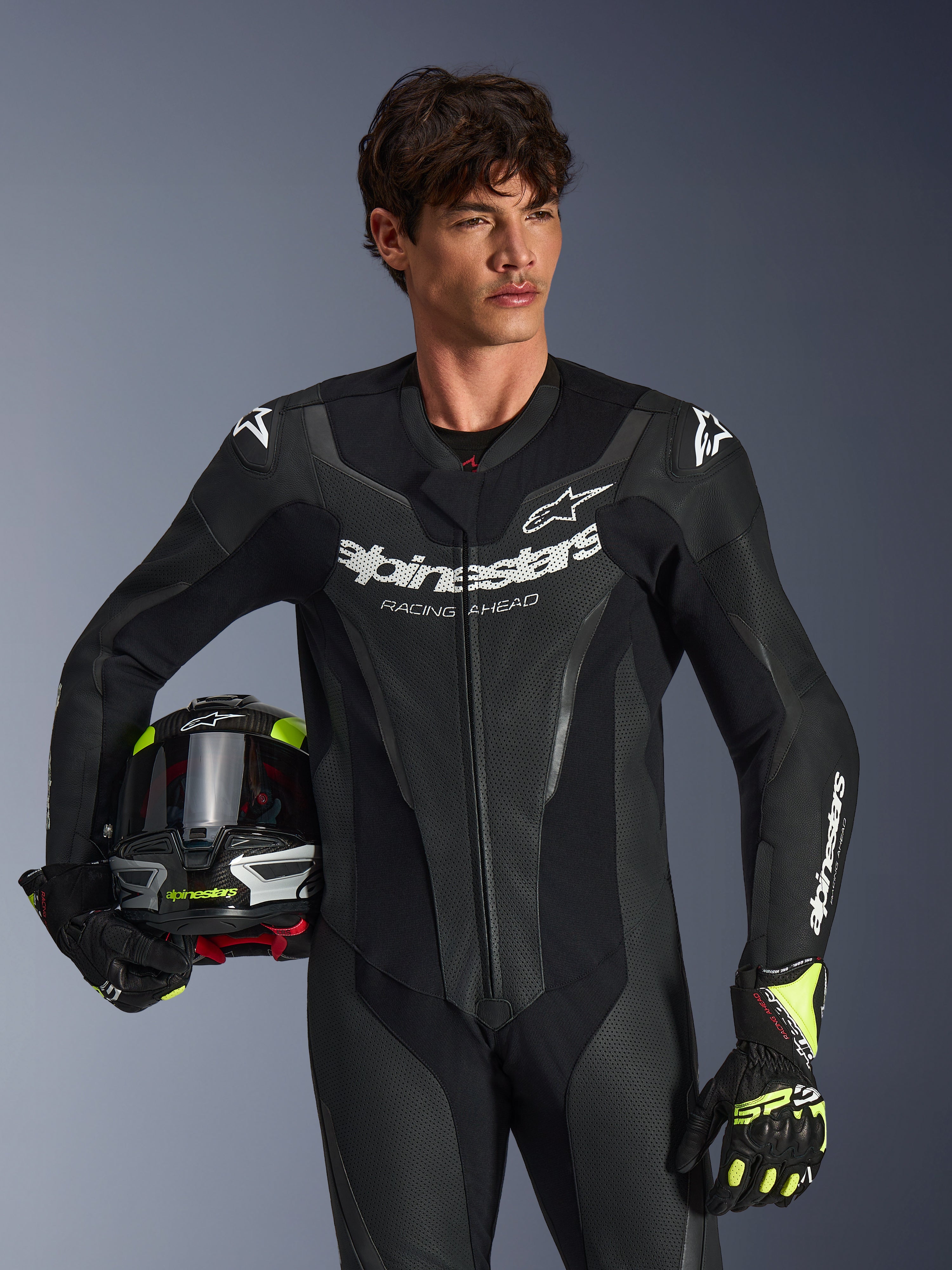 GP Force V2 Leather Suit - 1Piece | Alpinestars