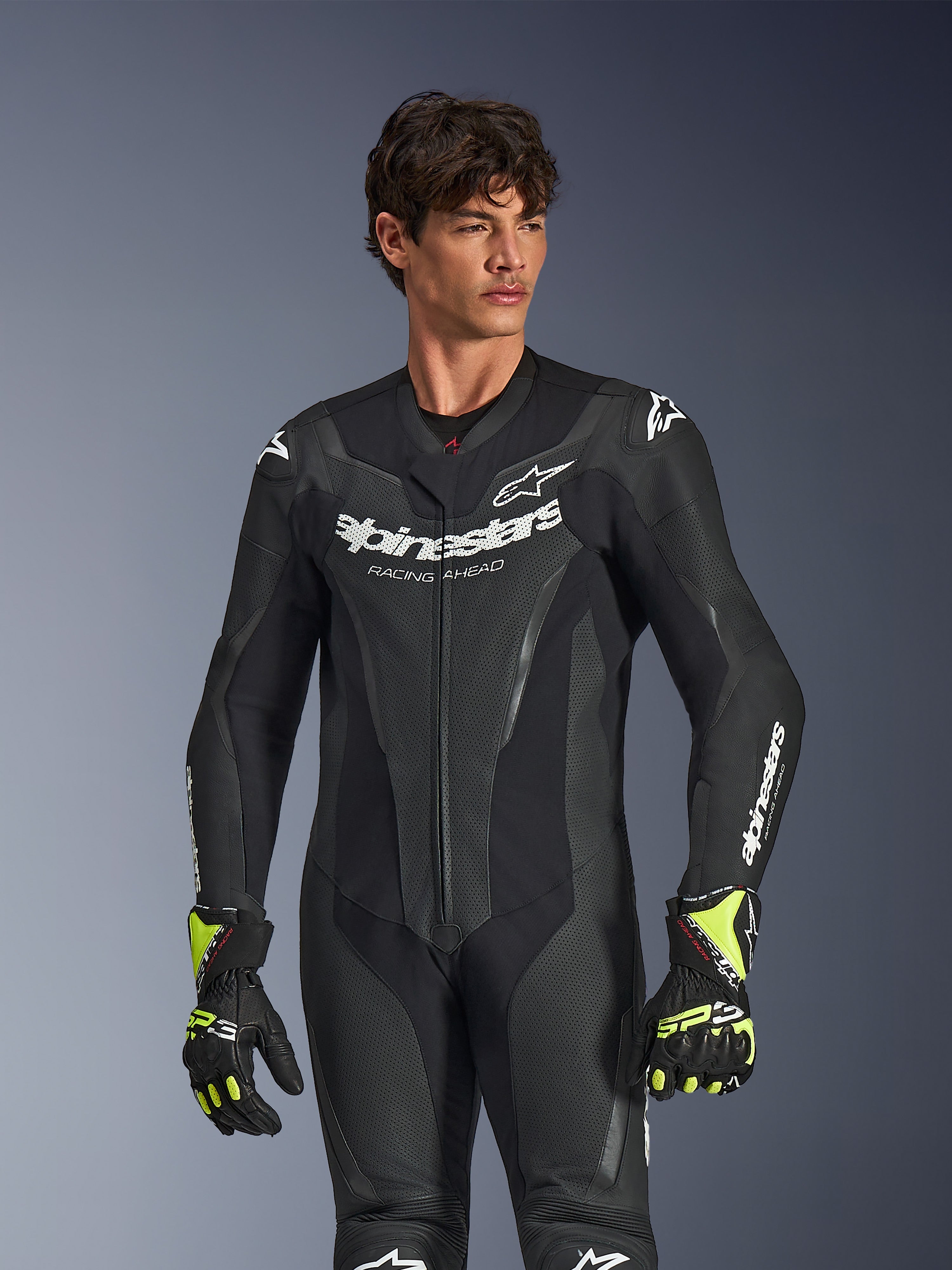 GP Force V2 Leather Suit - 1Piece | Alpinestars