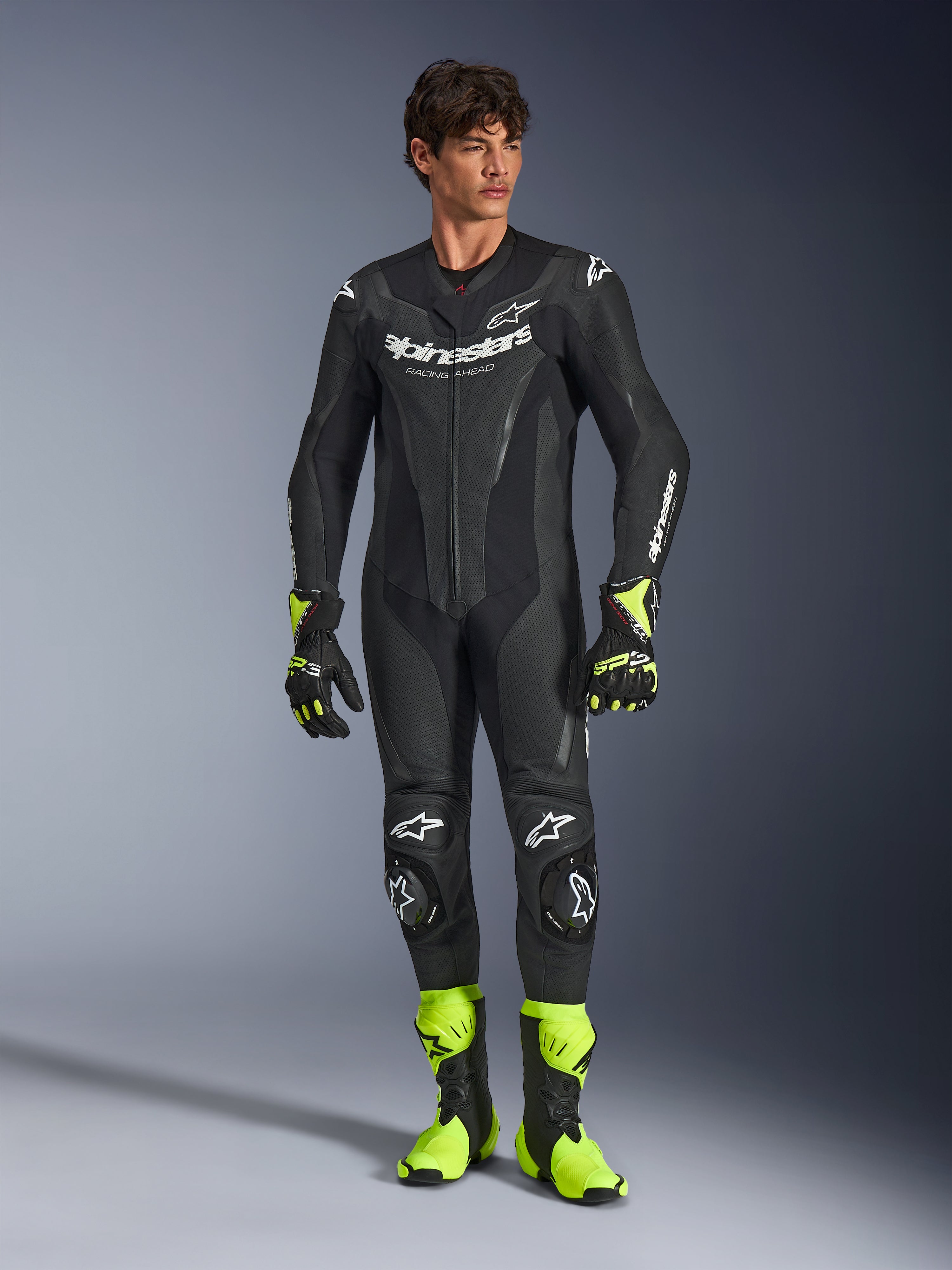 GP Force V2 Leather Suit - 1Piece | Alpinestars