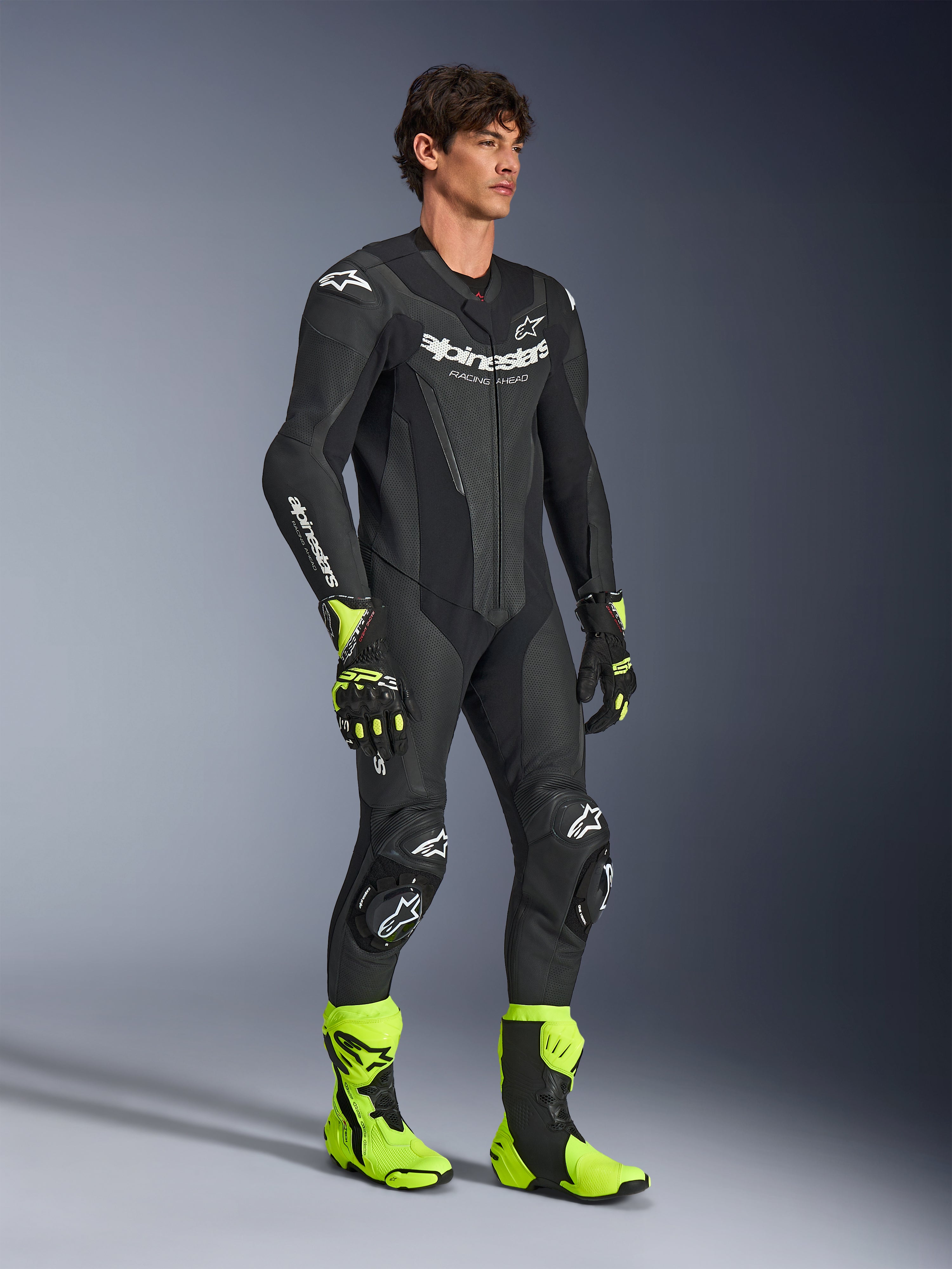 GP Force V2 Leather Suit - 1Piece | Alpinestars