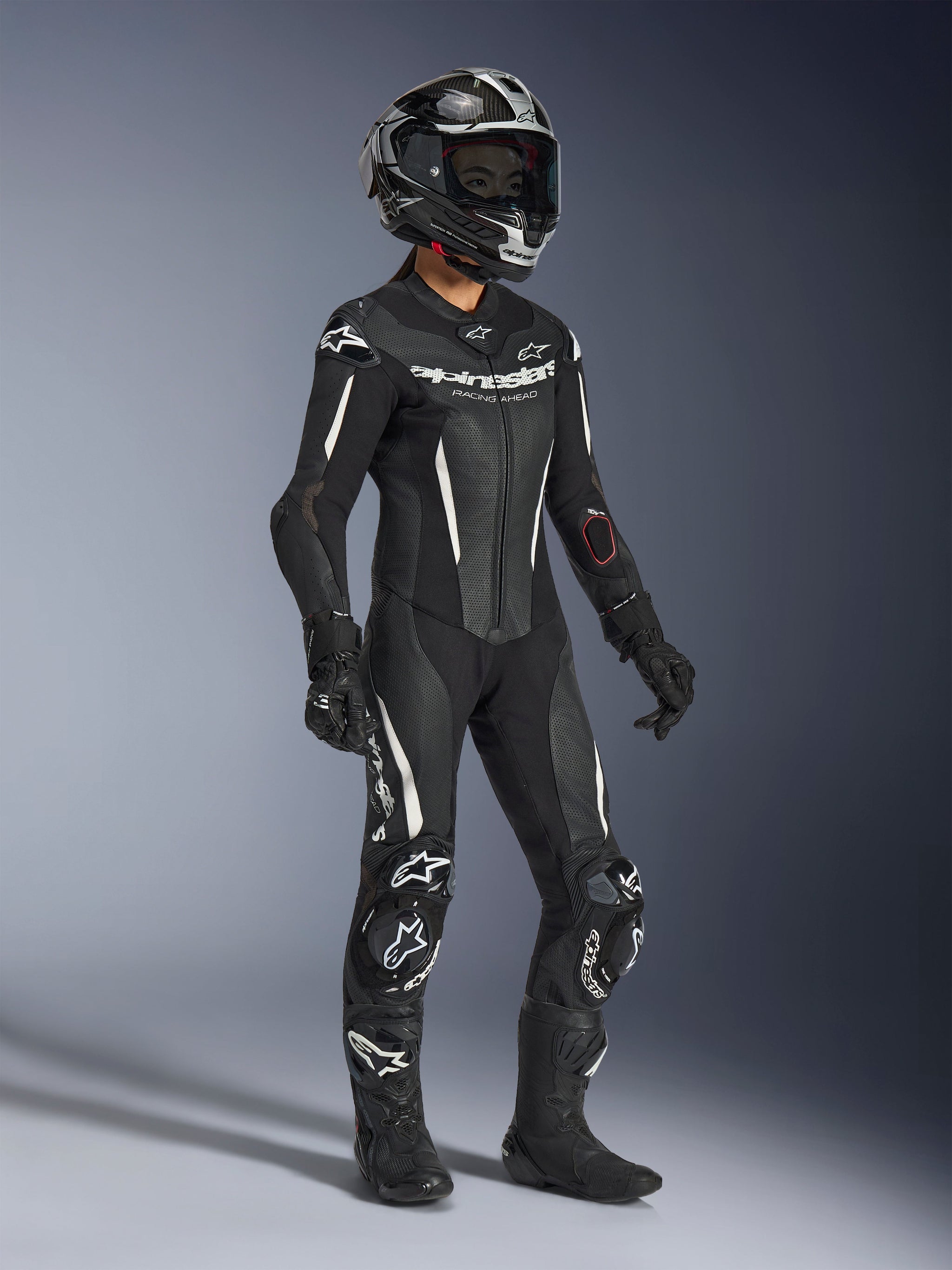 Women Stella GP-R7 Leather Suit - 1Piece