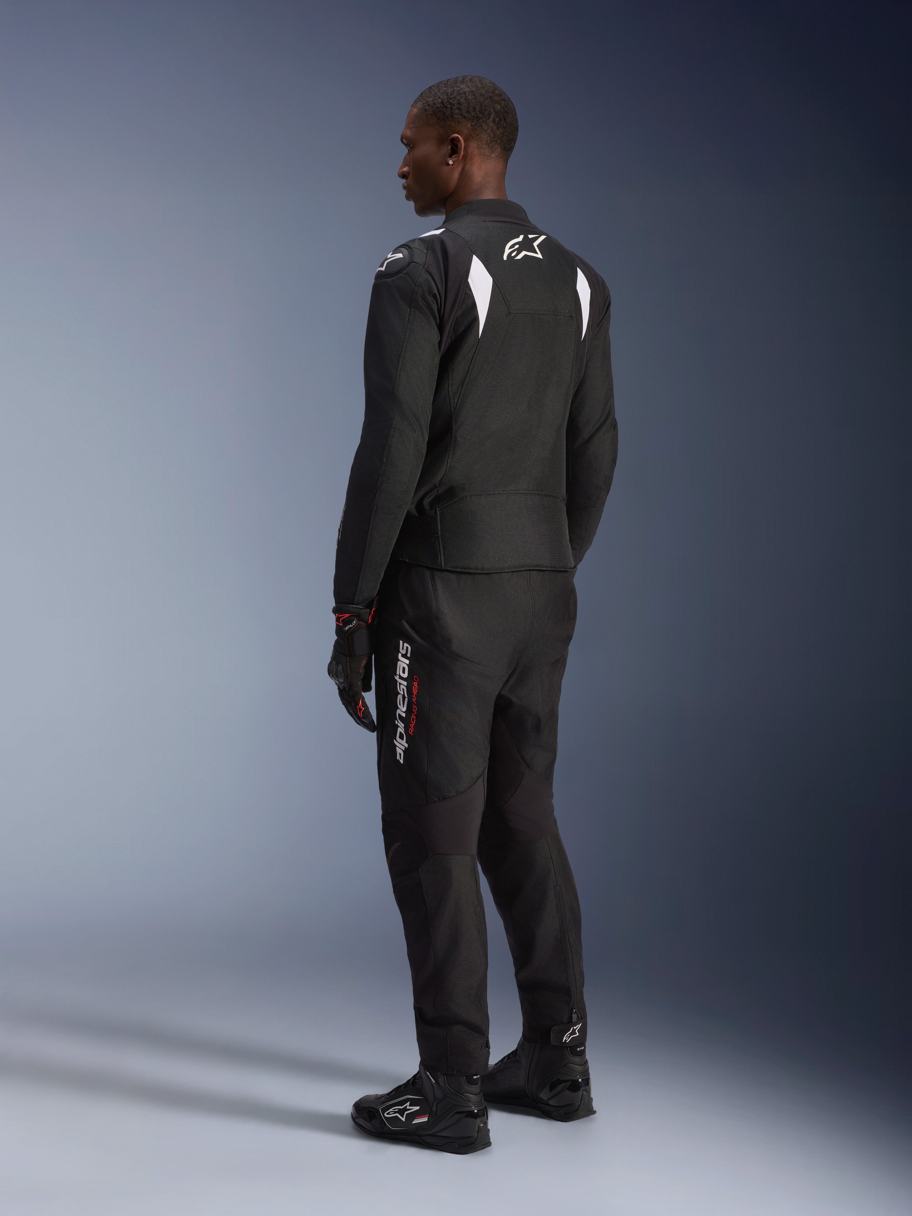 T-SP 1 V2 Waterproof Jacket - BLACK RACING/SPORT Textile Jackets