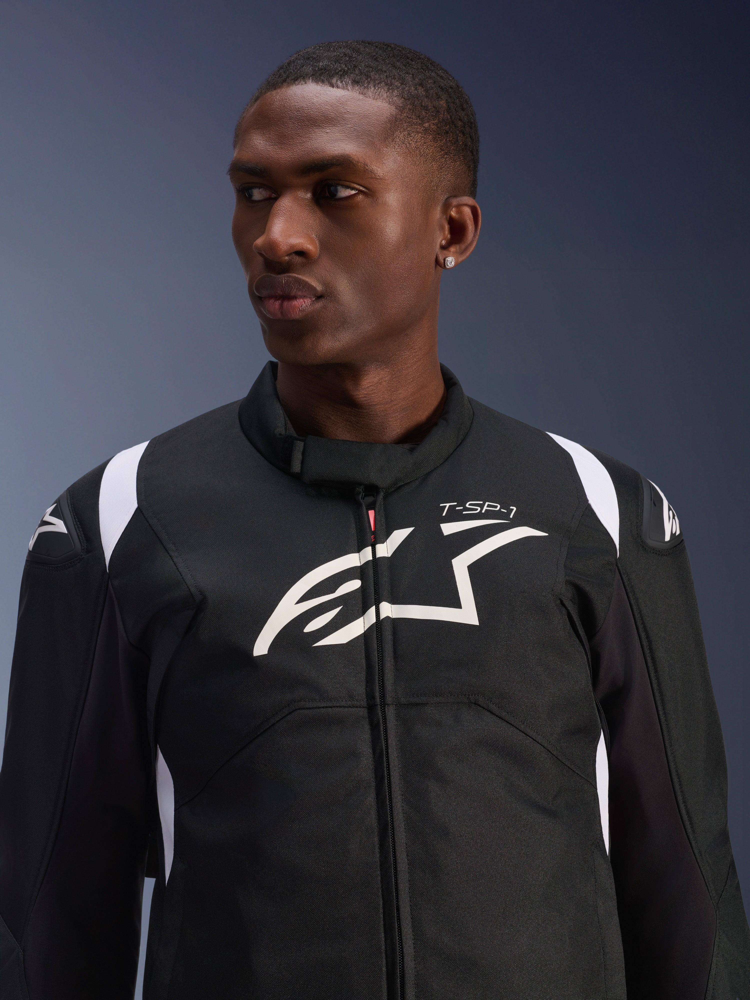 T-SP 1 V2 Waterproof Jacket - BLACK RACING/SPORT Textile Jackets
