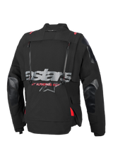 Alpinestars Halo Pro Drystar® XF Laminated Jacket, Adventure Motorcycle Jacket, Black and Dark Shadow, modular 3-layer textile construction with waterproof zippers and ventilation panels, designed for all-terrain touring