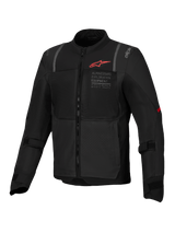 Alpinestars ST-2 Air Jacket, Black Men's Motorcycle Touring Jacket with mesh airflow panels and CE AA certified protection.