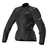 Alpinestars Stella Andes Air Drystar Jacket, Women's Motorcycle Touring Jacket, Black, CE Certified textile jacket with extensive mesh ventilation and Tech-Air compatibility