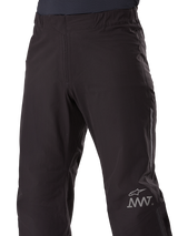 Alpinestars AMT-8 Stretch Drystar® XF Pant Liner, Motorcycle Pant Liner, Black, featuring Alpinestars star and AMT logo on the leg, elastic waistband, sleek waterproof textile construction
