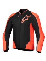 Alpinestars Viper Air V4 Men's Jacket, Red Fluo and Black ventilated motorcycle racing jacket, tech mesh, Tech-Air Ready.