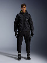 Alpinestars Mogress Air Jacket, Urban Motorcycle Jacket, Man, Black and Lime Punch, Textile, Hooded and Ventilated.
