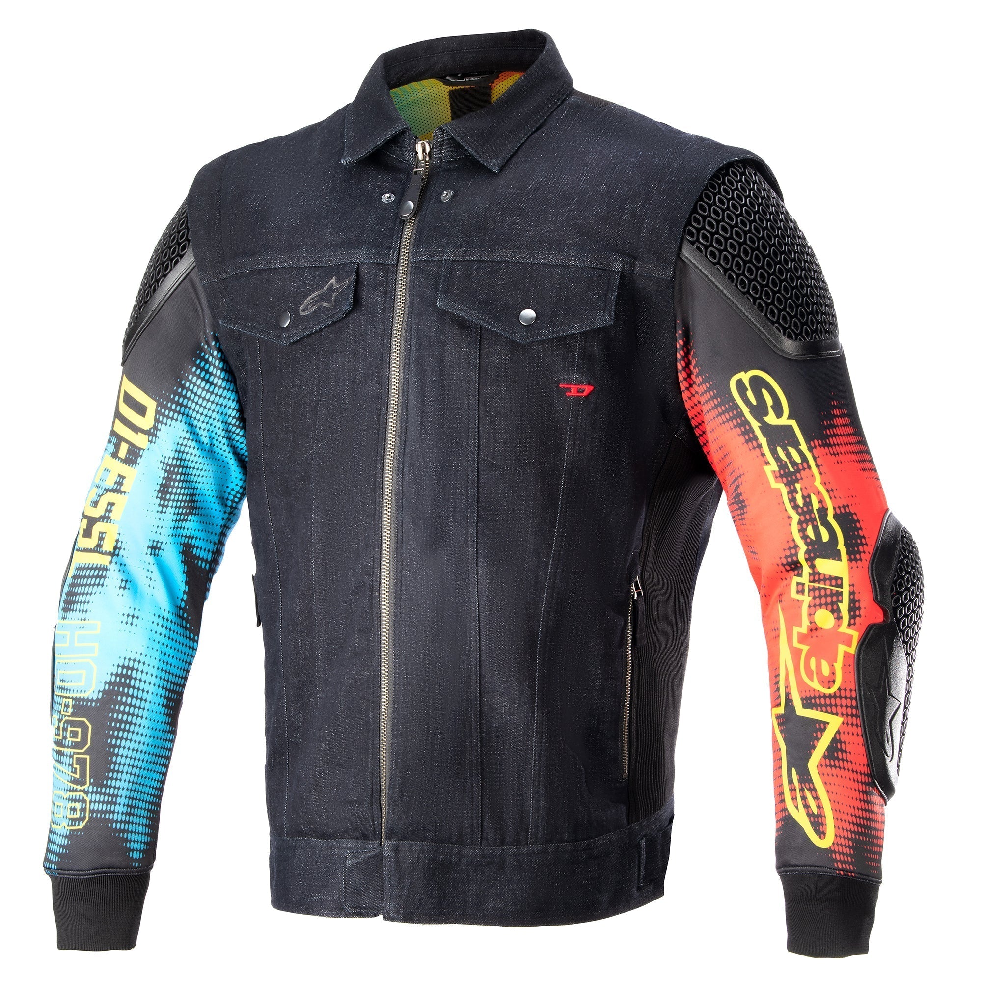 Alpinestars X Diesel AS-DSL Kentaro Denim Jacket - BLUE