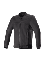 Alpinestars Luc V2 Air Jacket, Men's Black Urban Motorcycle Bomber Jacket, Ventilated Mesh, Tech-Air Ready.