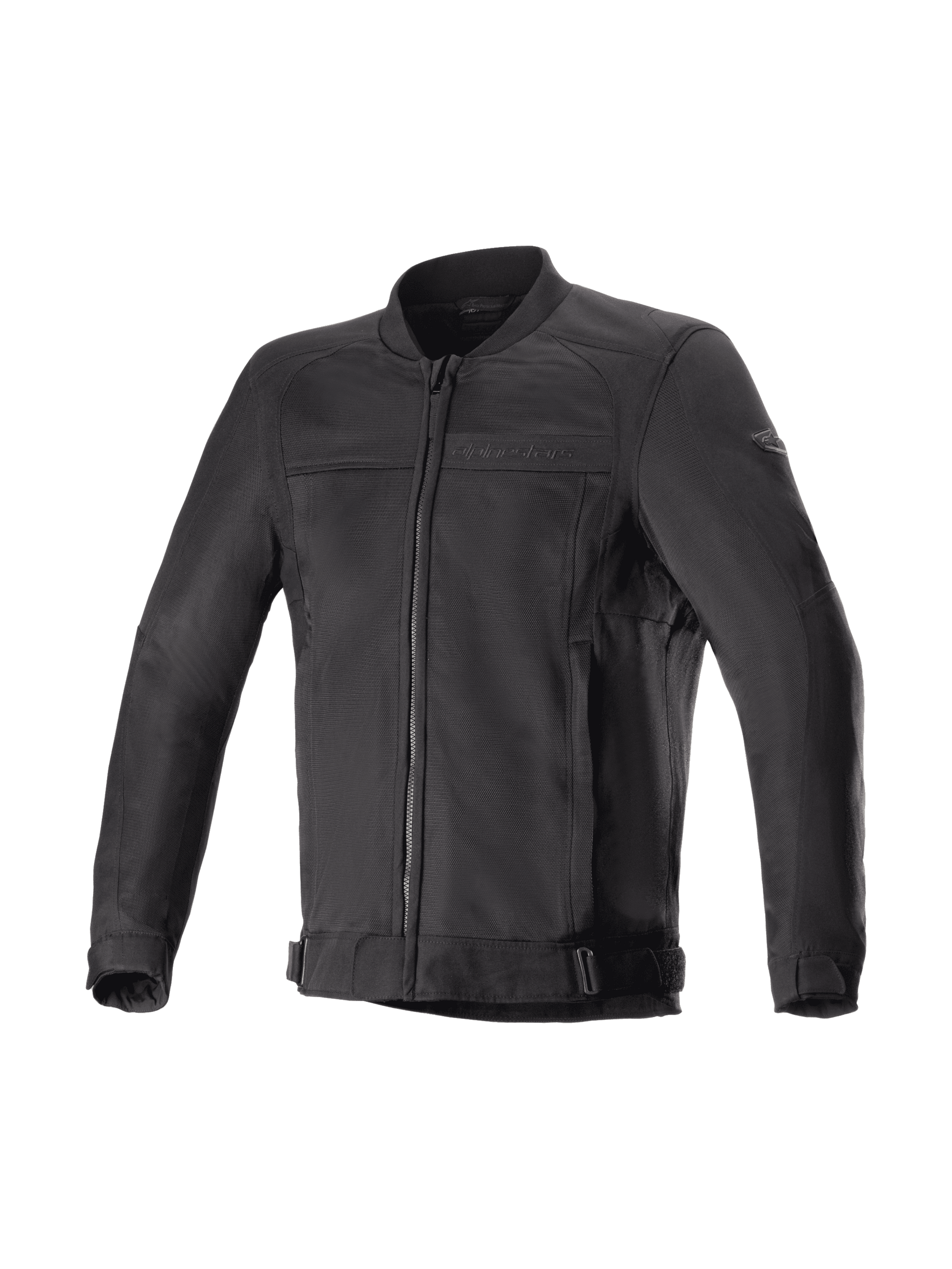 Alpinestars Luc V2 Air Jacket, Men's Black Urban Motorcycle Bomber Jacket, Ventilated Mesh, Tech-Air Ready.