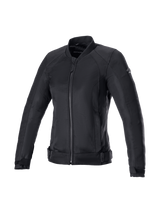 Alpinestars Eloise V2 Women's Air Jacket, Black, breathable mesh motorcycle jacket for urban road riding, Tech-Air ready.