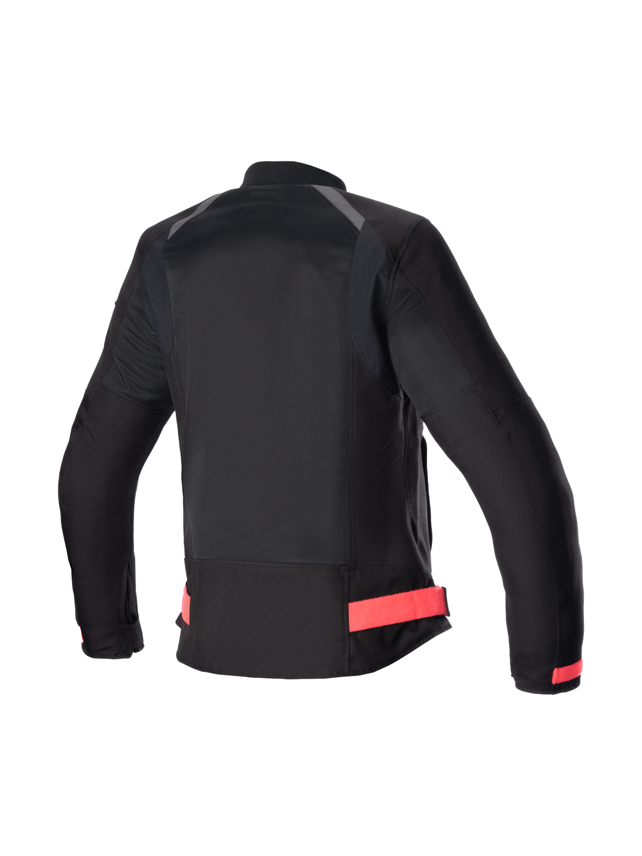 Alpinestars Eloise V2 Women's Air Jacket in black and pink, rear view of ventilated urban textile motorcycle jacket.