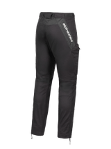 Alpinestars Acteon Pants, Men's Black Urban Motorcycle Riding Pants, tapered fit with ripstop fabric and side cargo pockets.
