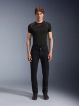 Alpinestars Copper V3 Denim Pants in Black Rinse, regular straight-leg motorcycle riding jeans for urban commuting.