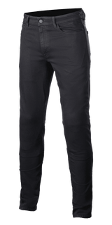 Alpinestars Argon Slim Fit Denim Pants, Black Motorcycle Jeans, Slim fit urban riding pants, five-pocket design with belt loops, smooth stretch CORDURA denim, modern casual style