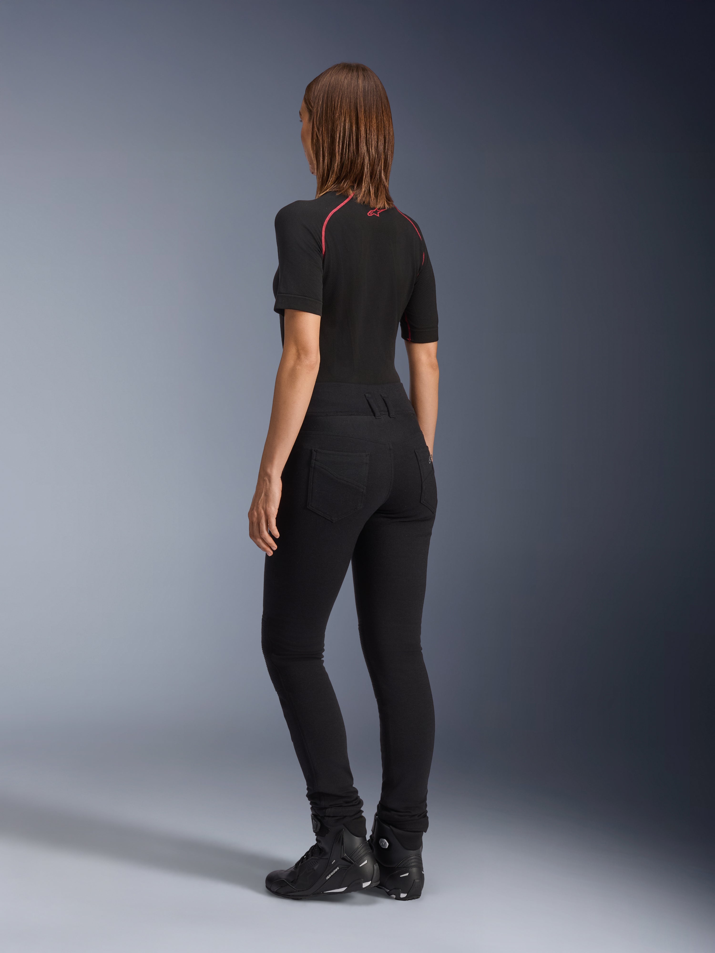 Womens Banshee Leggings - Black Motorcycle Pants | Alpinestars®