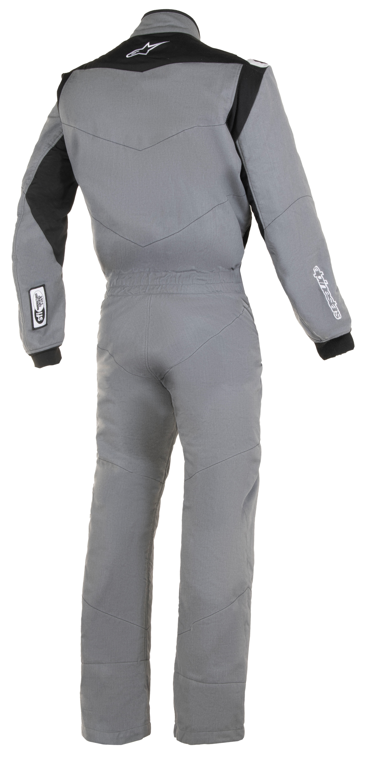 Alpinestars Vapor Bootcut Suit - Auto Racing - Gray and black - Back view