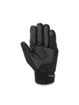 Alpinestars S-Max Drystar® Gloves in black, waterproof road motorcycle sport gloves with leather palm and short cuff.