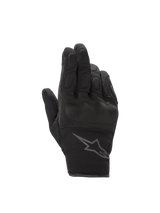 Alpinestars Stella S-Max Drystar Gloves, waterproof road gear, women's, black anthracite, leather and stretch mesh.
