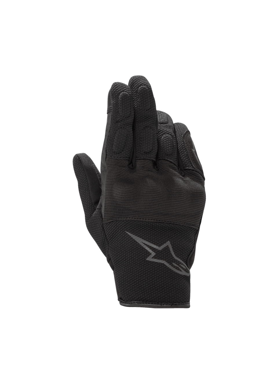 Alpinestars Stella S-Max Drystar Gloves, waterproof road gear, women's, black anthracite, leather and stretch mesh.