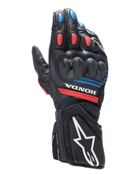 Honda SP-8 V3 Gloves - BLACK RACING/SPORT Gloves
