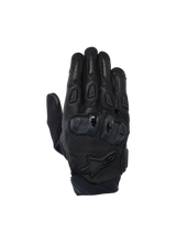 Alpinestars SP X 7 Gloves, Motorcycle Sports Gloves, Black, Perforated Leather, TPU Knuckle Protection, CE Certified
