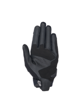 Alpinestars SP X 3 Gloves, black motorcycle racing gloves with perforated leather palm and synthetic overlays.