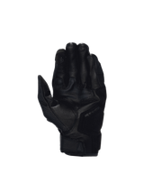 Alpinestars Celer V3 Gloves, black goat leather motorcycle road riding gloves featuring reinforced palm and touchscreen tip.