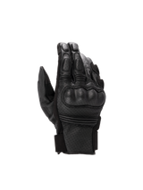 Alpinestars Phenom Leather Air Gloves, Black Men's Motorcycle Sport Gloves, Perforated Leather with Hard Knuckle Protection.