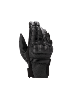 Alpinestars Phenom Leather Air Gloves, Black Men's Motorcycle Sport Gloves, Perforated Leather with Hard Knuckle Protection.