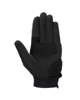 Alpinestars Stated Women's Gloves, Black, palm view featuring synthetic suede construction, reinforced palm and thumb for abrasion resistance, sleek urban motorcycle design