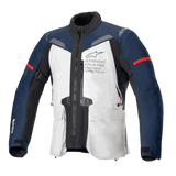 Alpinestars ST-7 2L GORE-TEX Jacket, Adventure Touring Motorcycle Jacket, Ice Gray, Dark Blue, and Black, Waterproof GORE-TEX Laminated Construction, CE Certified