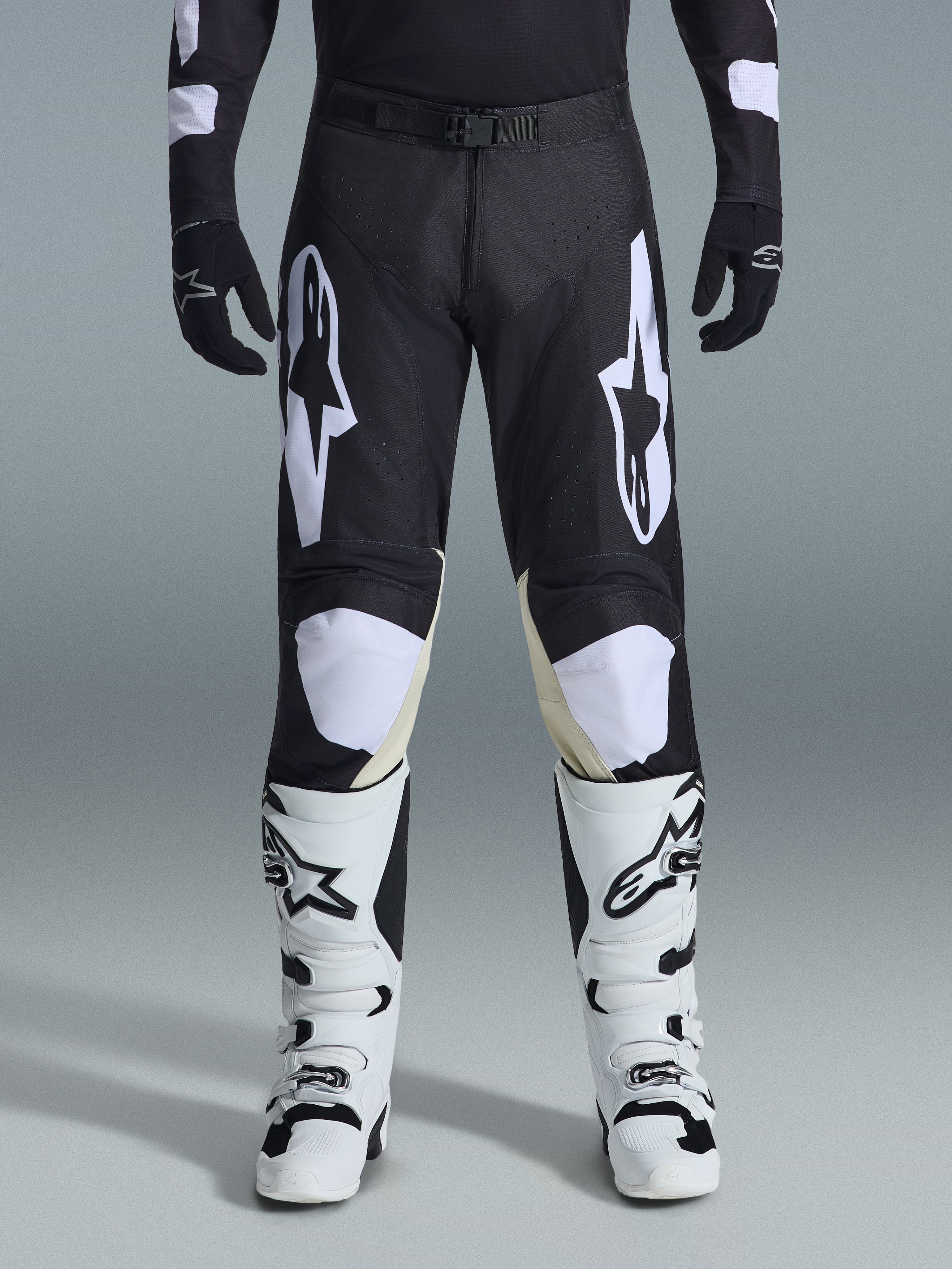 Alpinestars レーシングパンツ ブラック/ホワイト 2026 Racer Air Riway - MX Pants | Alpinestars®