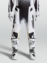 Alpinestars 2027 Techstar Swan Pants, Motocross Racing Pants for Men, White and Black, durable stretch ripstop material